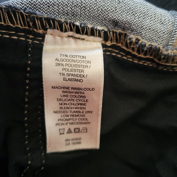 DKNY SOHO Jeans, Women’s 12, Embroidered Pockets and Button Detail, Cotton Jeans - Picture 10 of 14